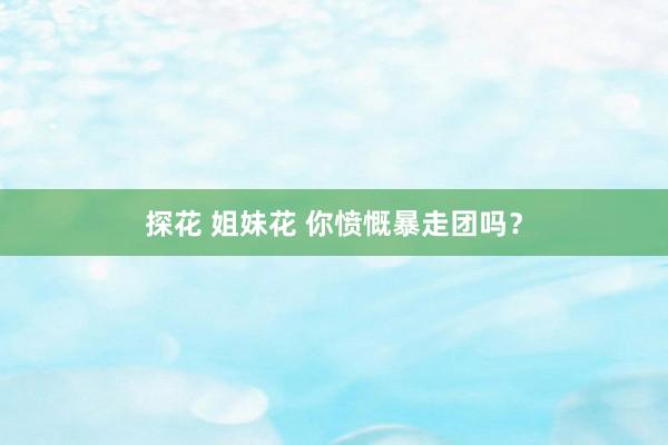 探花 姐妹花 你愤慨暴走团吗？